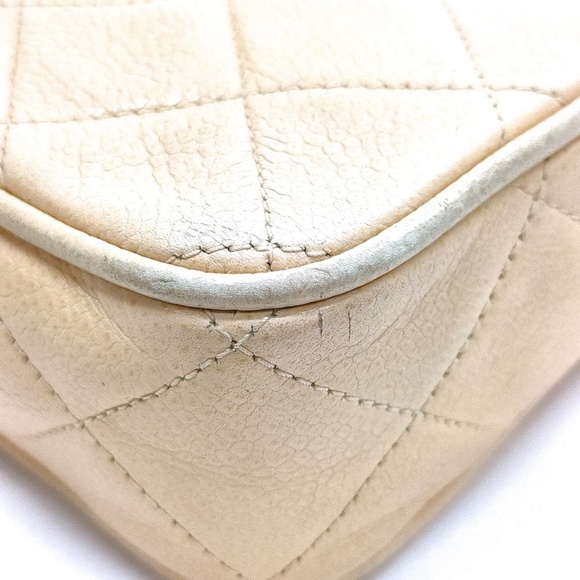 Chanel Bag Matelasse chain Cream Caviar Leather - Picture 6 of 16